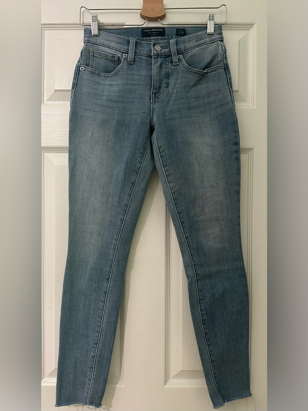 Lucky Brand Women's Mid Rise Ava Super Skinny Jeans Size 0 25R